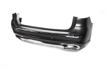 Mercedes GLS X167 2019- Rear bumper with diffuser Maybach GLS600 photo 3