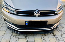 Volkswagen Touran 2015- Front lip spoiler (ABS) photo 2