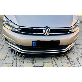 Front lip spoiler (ABS) Volkswagen Touran 2015- photo 2