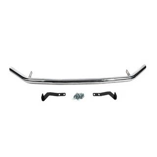 Front bumper guard ST008 (2017-2021, stainless steel) photo 2