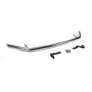 Front bumper guard ST008 (2017-2021, stainless steel) photo 4