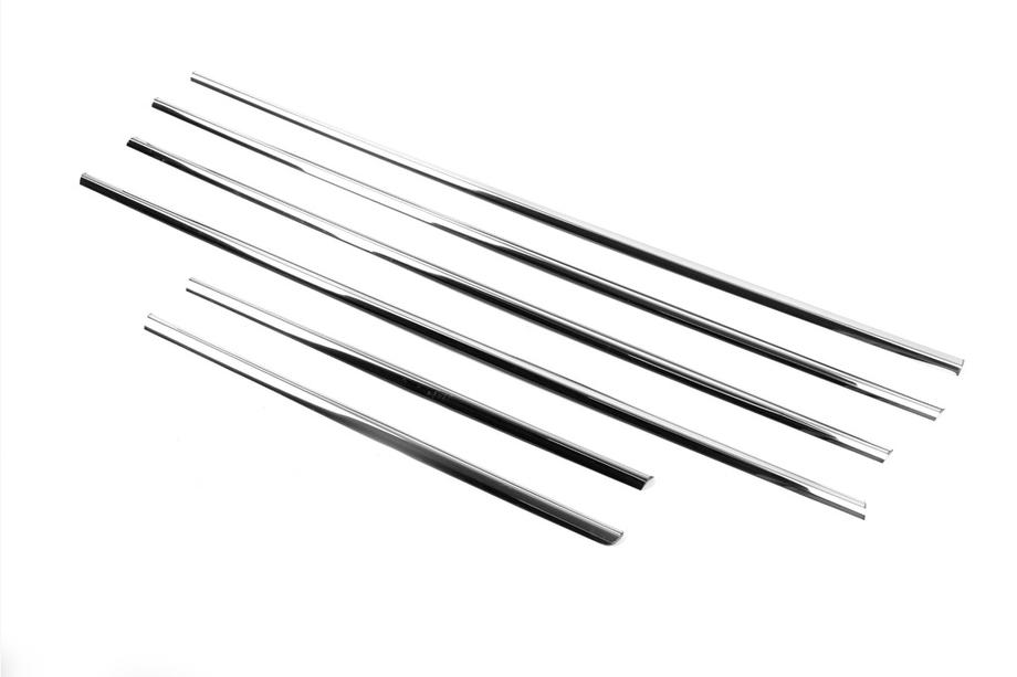 Toyota Land Cruiser 200 2007-2021 Window Trim Molding (6 pcs, Stainless Steel) Carmos - Turkish Stainless Steel Photo 13