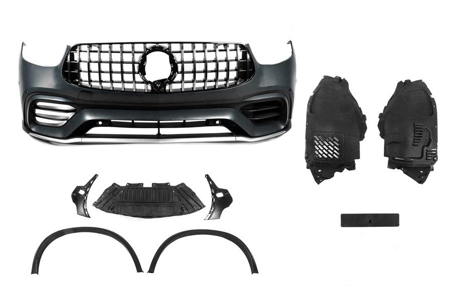 Mercedes GLC X253 2015-2022 Front bumper assembly GLC63 AMG (2020-2022) Photo 1
