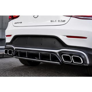 Rear Diffuser with Tips Silver (AMG63 Design 2020-2022) photo 2