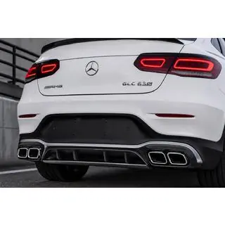 Rear Diffuser with Tips Silver (AMG63 Design 2020-2022) photo 3
