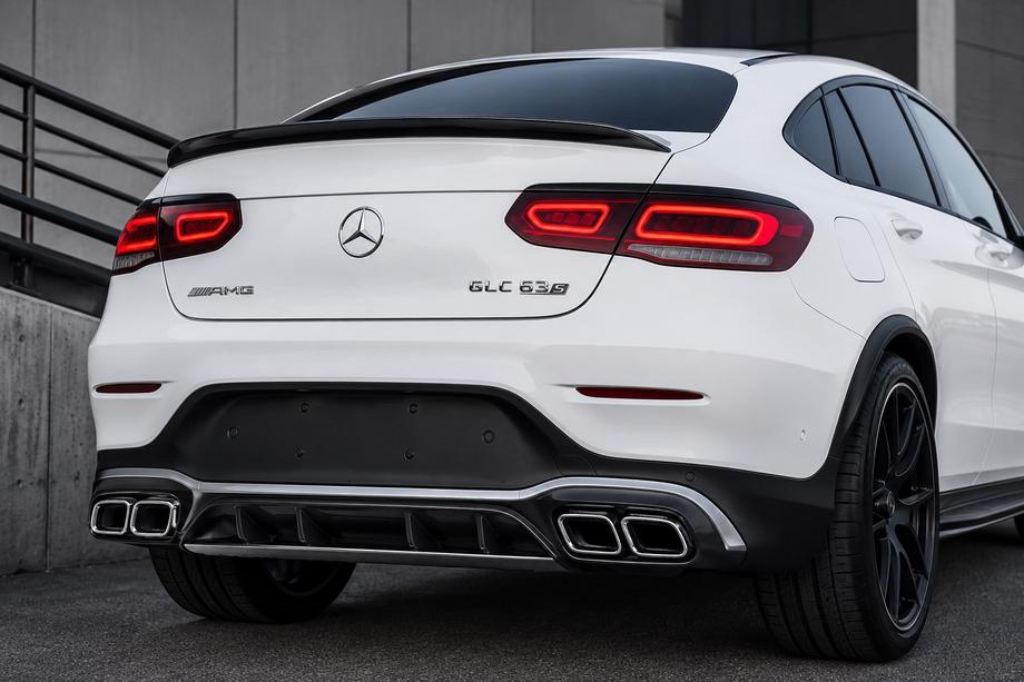 Mercedes GLC coupe C253 2016-2023 Rear Diffuser with Tips Silver (AMG63 Design 2020-2022) Photo 4