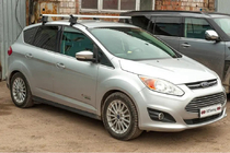 Ford C-Max/Grand C-Max 2010-2019 Roof bars for smooth roof (2 pcs, Asaf V4) photo 5