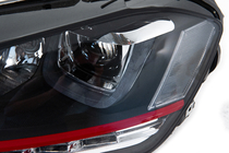 Volkswagen Golf 7/E-Golf 2012-2020 Front headlights Red-V2 (2012-2017, dynamic turn signals, 2 pcs) photo 11