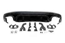 Audi Q5 2017-2025 Rear Diffuser SQ5-Style (2017-2020, with Black Tips) photo 1