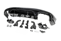 Audi Q5 2017-2025 Rear Diffuser SQ5-Style (2017-2020, with Black Tips) photo 2