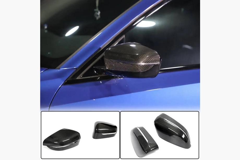 BMW 5 Series G30/G31 2017–2023 M-Look Dry Carbon Mirror Covers Image