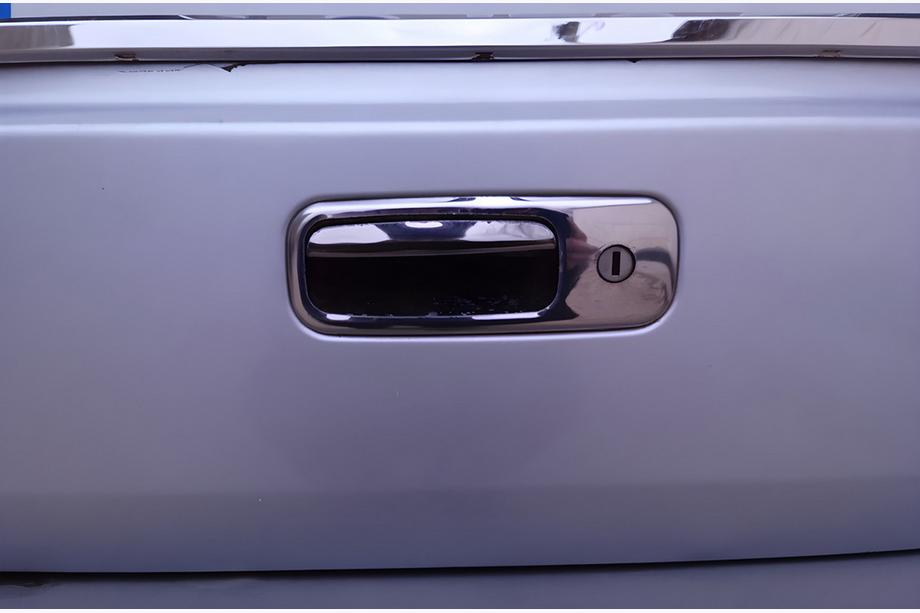 Volkswagen Caddy 2004-2010 Trunk Handle Cover Stainless Steel Carmos - Turkish Stainless Steel Image