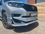 Toyota Land Cruiser Prado 150 2009-2023 Front bumper lip Modelista V3-LED (2017-) Black photo 5