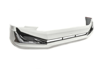 Toyota Land Cruiser Prado 150 2009-2023 Front bumper lip Modelista V3-LED (2017-) Black photo 3