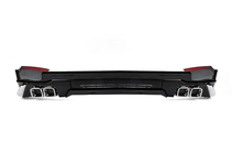 Toyota Land Cruiser Prado 150 2009-2023 Rear Bumper Protector Modelista V3 (2017-) Black photo 1