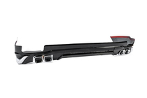 Toyota Land Cruiser Prado 150 2009-2023 Rear Bumper Protector Modelista V3 (2017-) Black photo 3