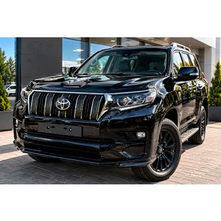 Front bumper lip Executive (for 2017+) Toyota Land Cruiser Prado 150 2009-2023 photo 1