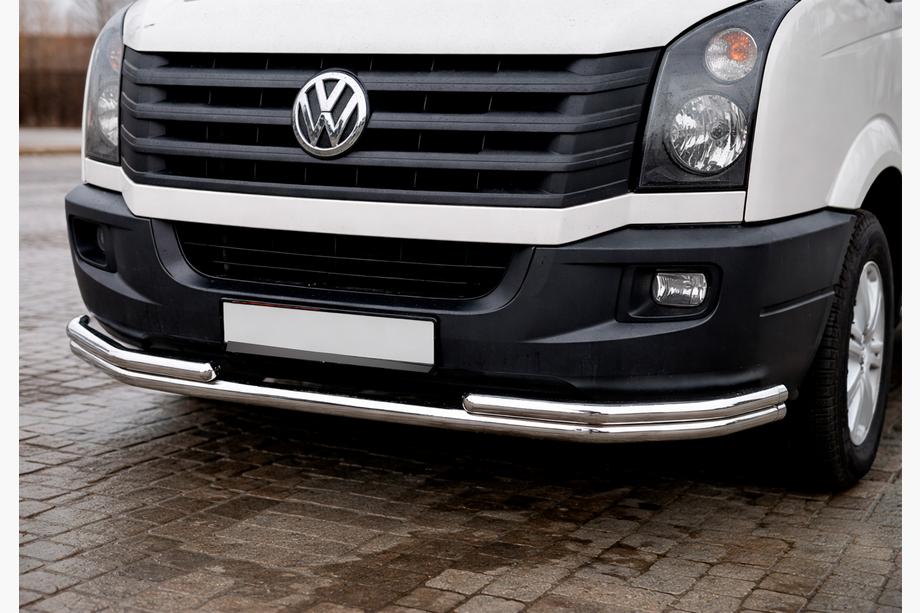 Volkswagen Crafter 2006-2016 Front Bull Bar ST008 (Stainless Steel) Image