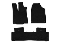 Acura MDX 2013-2020 Textile Floor Mats Classic (2 Rows, Black) photo 1