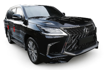 Lexus LX570/450d 2008-2022 Chrome Door Handle Covers BlackEdition (for 2016+) photo 1