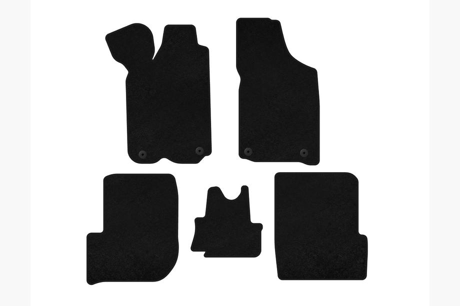 Audi 100 C3 1988-1991 Premium carpet floor mats (1982-1991, Avant, Black) Image