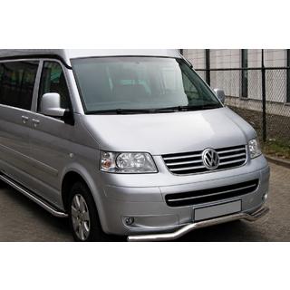 Front bumper guard Wave ST007 (stainless steel)