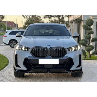 Front Bumper Lip Paradigm Black Knight (for M-Sport, 2023+) BMW X6 G06 2019–2027 photo 1
