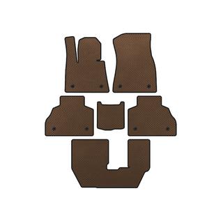 EVA Floor Mats (3 Rows, Brown) BMW X7 G07 2019-