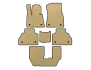 BMW X7 G07 2019- EVA Floor Mats (3 Rows, Beige) photo 1