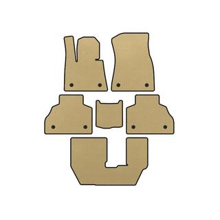 EVA Floor Mats (3 Rows, Beige) BMW X7 G07 2019-