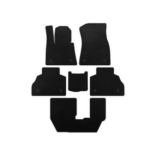 EVA Floor Mats (3 Rows, Black) BMW X7 G07 2019-