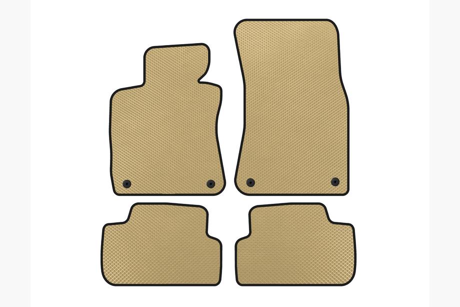 BMW 6 Series E63/E64 2003-2010 EVA Floor Mats (Beige) Image