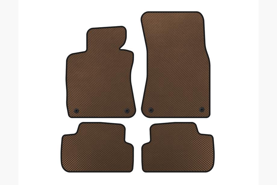 BMW 6 Series E63/E64 2003-2010 EVA Floor Mats (Brown) Image