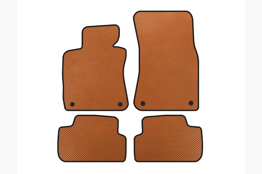 BMW 6 Series E63/E64 2003-2010 EVA Floor Mats (Orange) Image