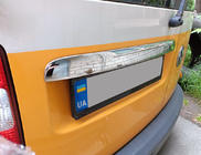 Volkswagen Caddy 2004-2010 Chrome trim above license plate (2-door, stainless steel) Without Inscription, Carmos - Turkish Steel photo 2