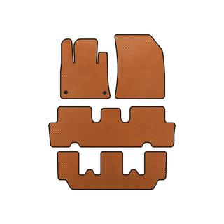 EVA Floor Mats V1 (3 Rows, Orange) Citroen C-4 Picasso 2013–2022