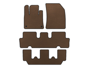 Citroen C-4 Picasso 2013–2022 EVA Floor Mats V1 (3 Rows, Brown) photo 1