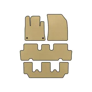 EVA Floor Mats V1 (3 Rows, Beige)
