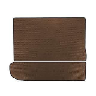 EVA Trunk Mat (3rd Row Folded, Brown) Citroen C-4 Picasso 2013–2022