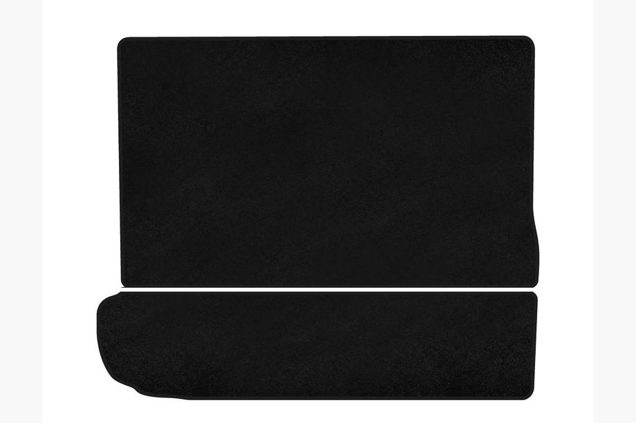 Citroen C-4 Picasso 2013–2022 Textile Trunk Mat Classic (3rd Row Folded, Black) Image