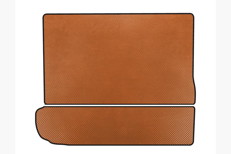 Citroen C-4 Picasso 2013–2022 EVA Trunk Mat (3rd Row Folded, Orange) Image
