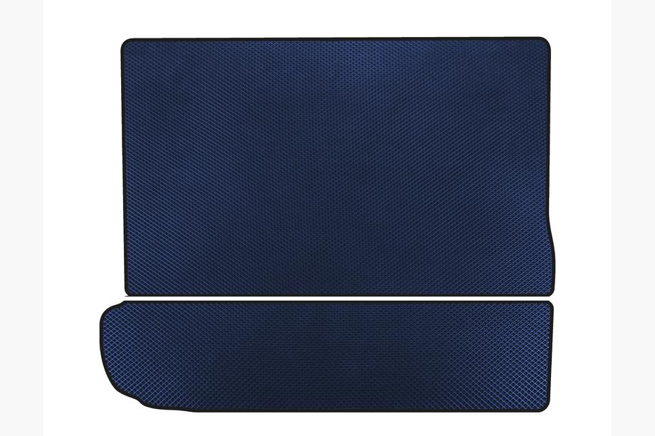 Citroen C-4 Picasso 2013–2022 EVA Trunk Mat (3rd Row Folded, Blue) Image