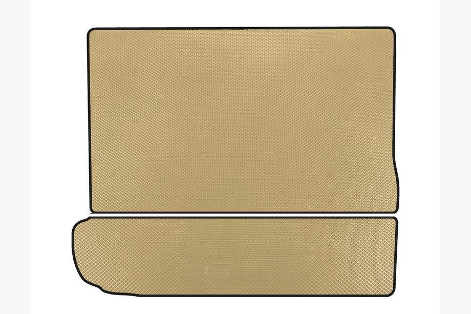 Citroen C-4 Picasso 2013–2022 EVA Trunk Mat (3rd Row Folded, Beige) Image