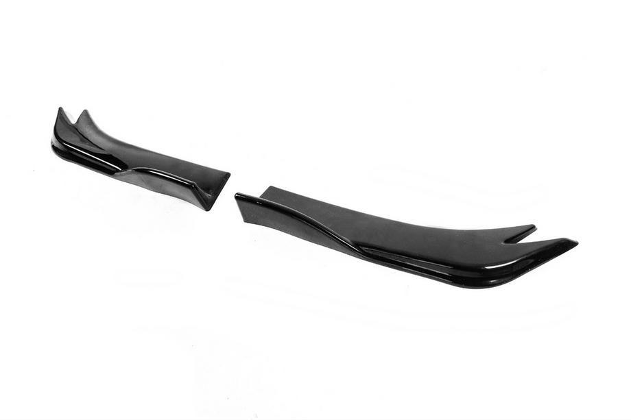 Universal Flap Side Skirt Extensions Type-E (2 pcs, Gloss Black, ABS Plastic) Photo 7