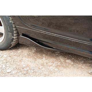 Universal Flap Side Skirt Extensions Type-B (2 pcs, Gloss Black, ABS Plastic) photo 2