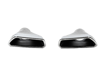 BMW 5 Series G30/G31 2017–2023 M-Performance Silver Exhaust Tips (2 pcs) photo 1