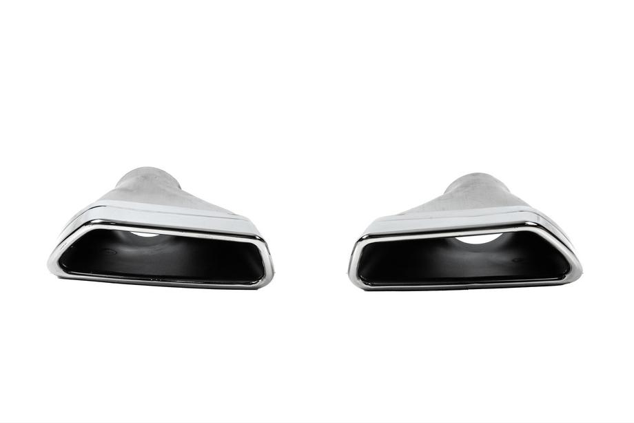 BMW 5 Series G30/G31 2017–2023 M-Performance Silver Exhaust Tips (2 pcs) Image