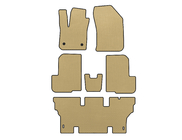 Dacia Lodgy 2012-2022 EVA Floor Mats (3 Rows, 7-Seater, Beige) photo 1