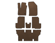 Dacia Lodgy 2012-2022 EVA Floor Mats (3 Rows, 7-Seater, Brown) photo 1