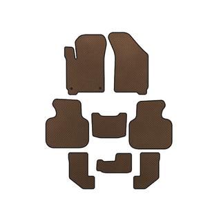 EVA Floor Mats (2008-2011, 3 Rows, Brown)